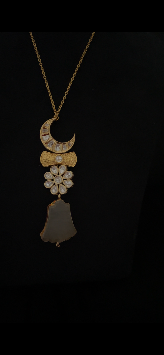 Kundan pendant chain