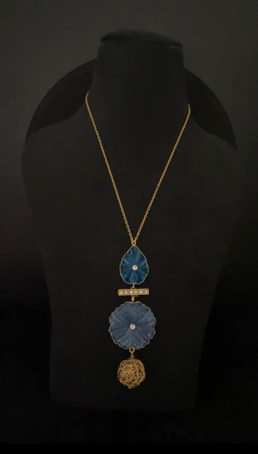 Carving stone chain